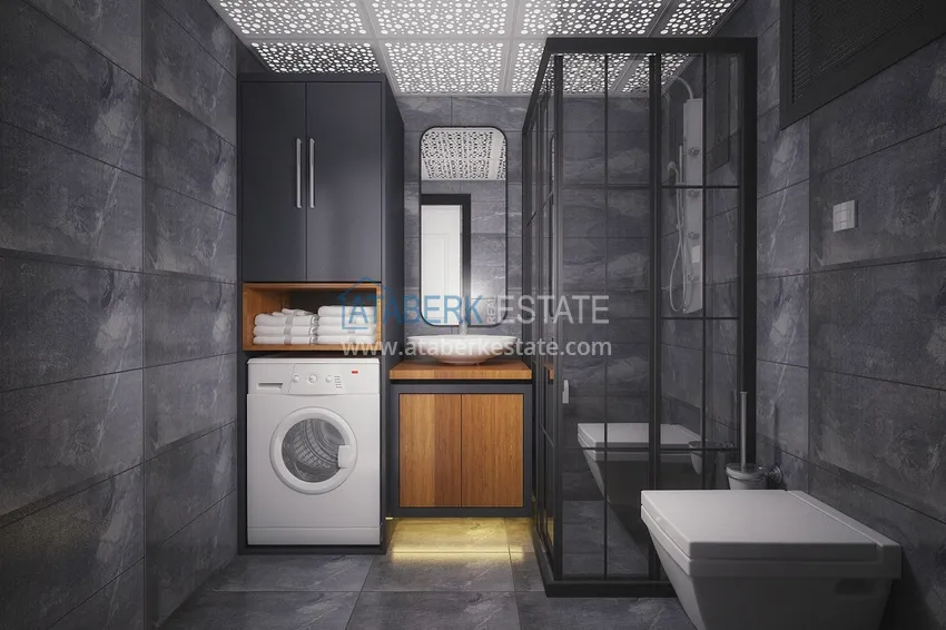 Приобрести Новый проект городского жилого дома в Алании, район Паяллар 10 