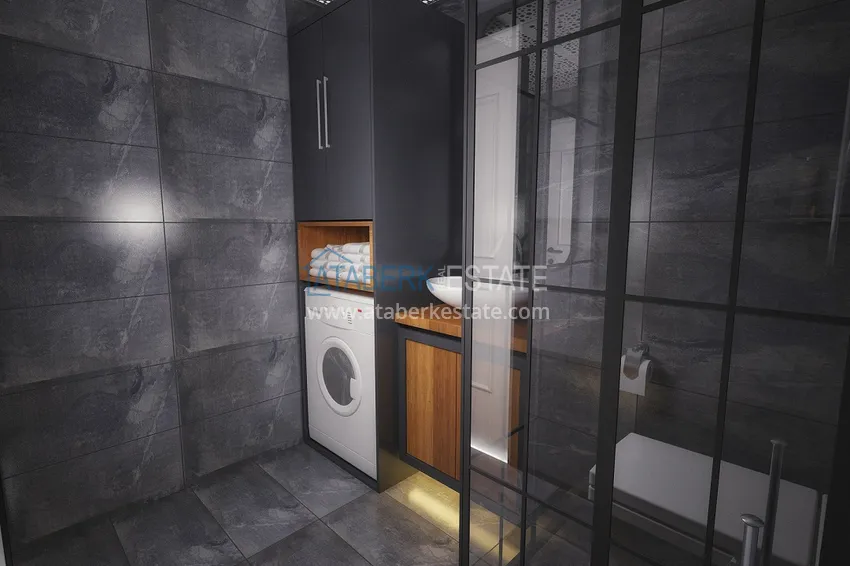 Приобрести Новый проект городского жилого дома в Алании, район Паяллар 13 