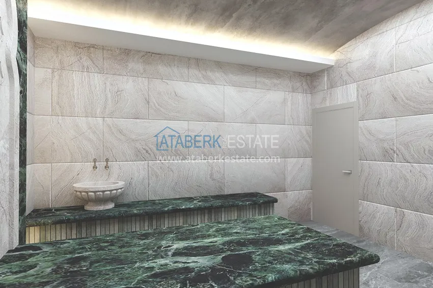 Новый проект ультрасовременного жилого комплекса в Алании – район Бекташ 69 