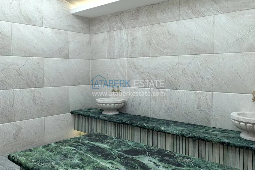 Новый проект ультрасовременного жилого комплекса в Алании – район Бекташ 70 