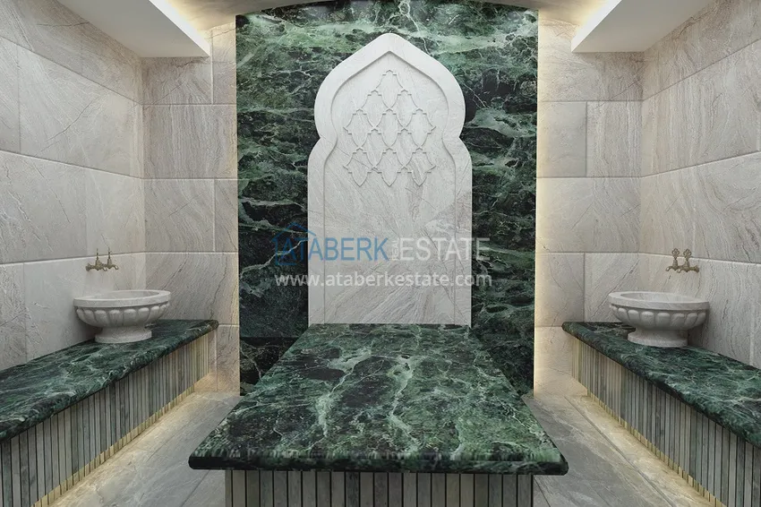 Новый проект ультрасовременного жилого комплекса в Алании – район Бекташ 71 