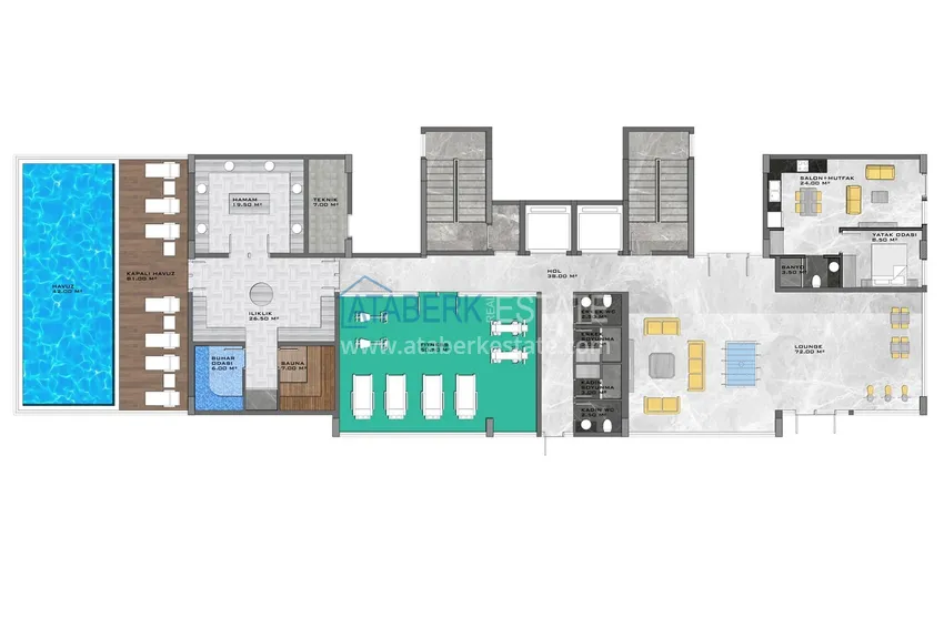 Купить дешево Современный жилой комплекс семейного типа на этапе строительства в Алании, район Демирташ 1 