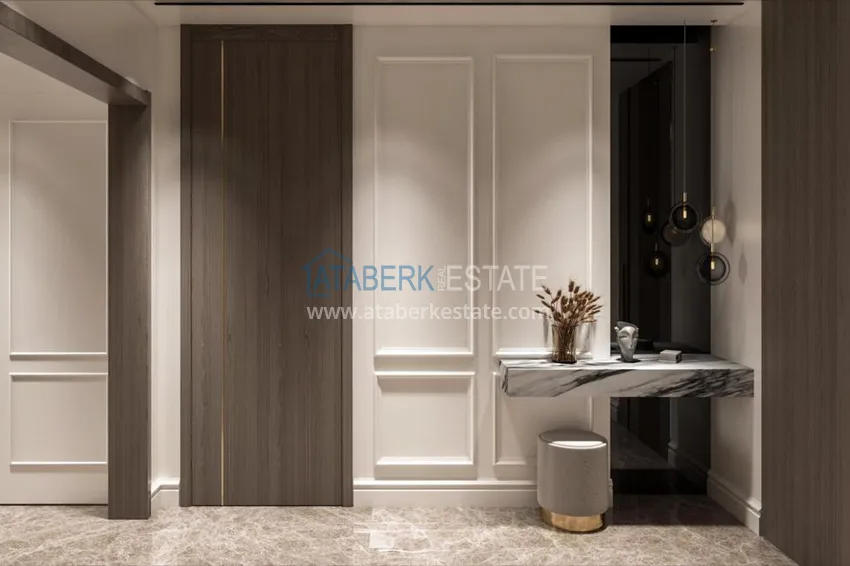 Приобрести Роскошный проект - ультрасовременный коттеджный комплекс на холмах района Тепе, Алания 17 