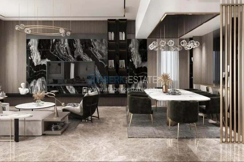 Приобрести Роскошный проект - ультрасовременный коттеджный комплекс на холмах района Тепе, Алания 20 