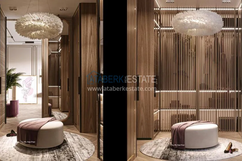 Приобрести Роскошный проект - ультрасовременный коттеджный комплекс на холмах района Тепе, Алания 22 