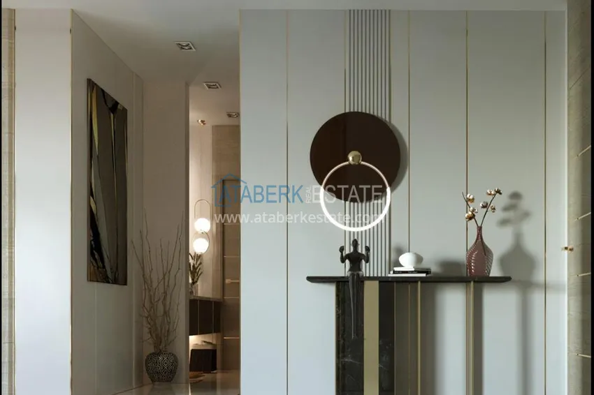 Приобрести Роскошный проект - ультрасовременный коттеджный комплекс на холмах района Тепе, Алания 26 