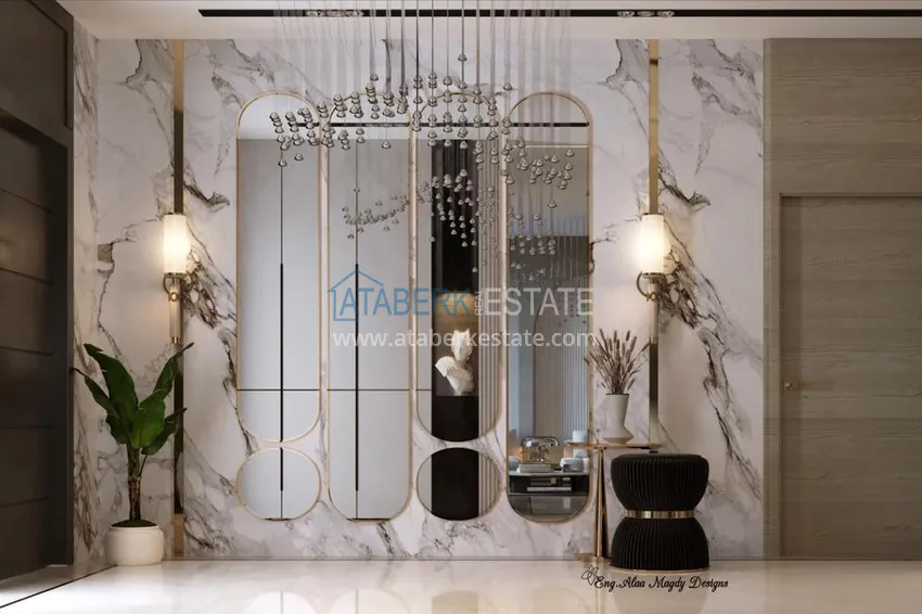 Приобрести Роскошный проект - ультрасовременный коттеджный комплекс на холмах района Тепе, Алания 28 