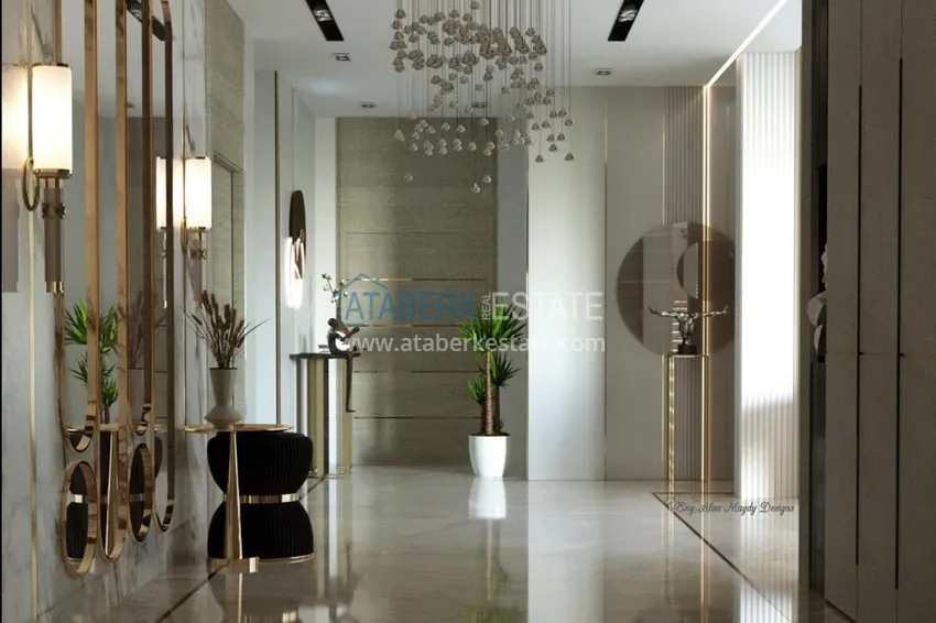 Приобрести Роскошный проект - ультрасовременный коттеджный комплекс на холмах района Тепе, Алания 31 