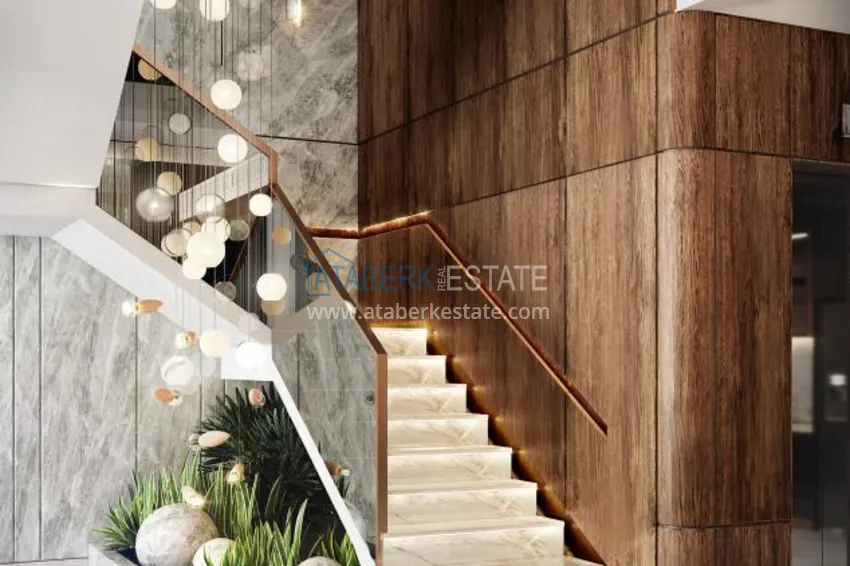 Приобрести Роскошный проект - ультрасовременный коттеджный комплекс на холмах района Тепе, Алания 6 