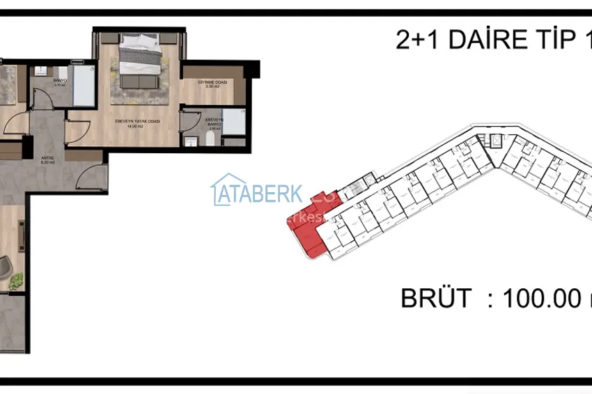 Купить дешево Стильный проект комплекса премиум-класса от надежного застройщика в Мерсине, Томюк 6