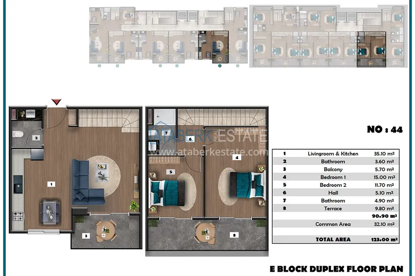 Купить дешево Проект офф-плана – многоквартирный комплекс с отельной инфраструктурой в районе Паяллар 19 