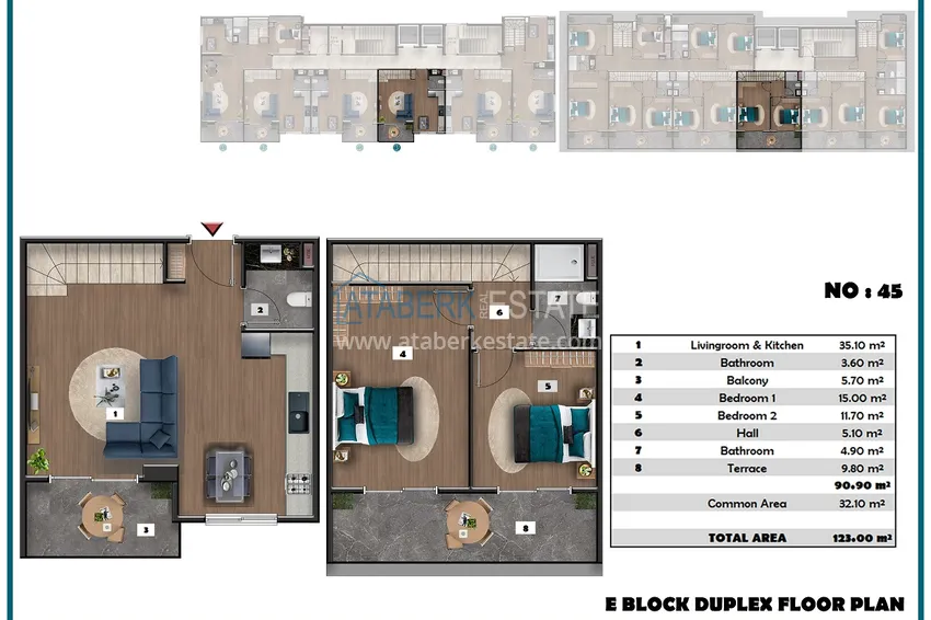 Купить дешево Проект офф-плана – многоквартирный комплекс с отельной инфраструктурой в районе Паяллар 20 