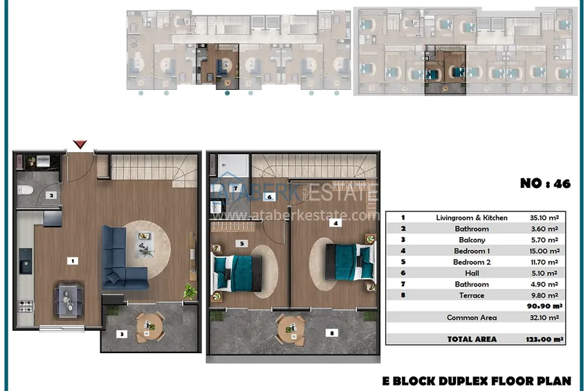 Купить дешево Проект офф-плана – многоквартирный комплекс с отельной инфраструктурой в районе Паяллар 21 