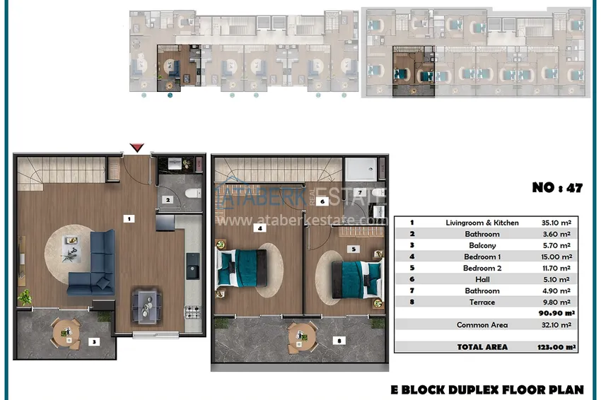 Купить дешево Проект офф-плана – многоквартирный комплекс с отельной инфраструктурой в районе Паяллар 22 