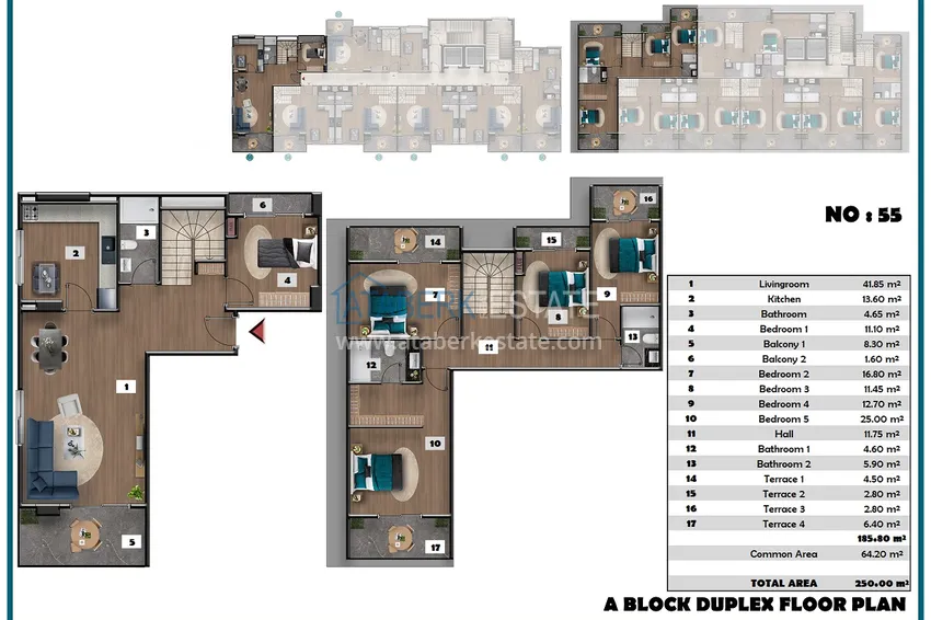 Купить дешево Проект офф-плана – многоквартирный комплекс с отельной инфраструктурой в районе Паяллар 7 