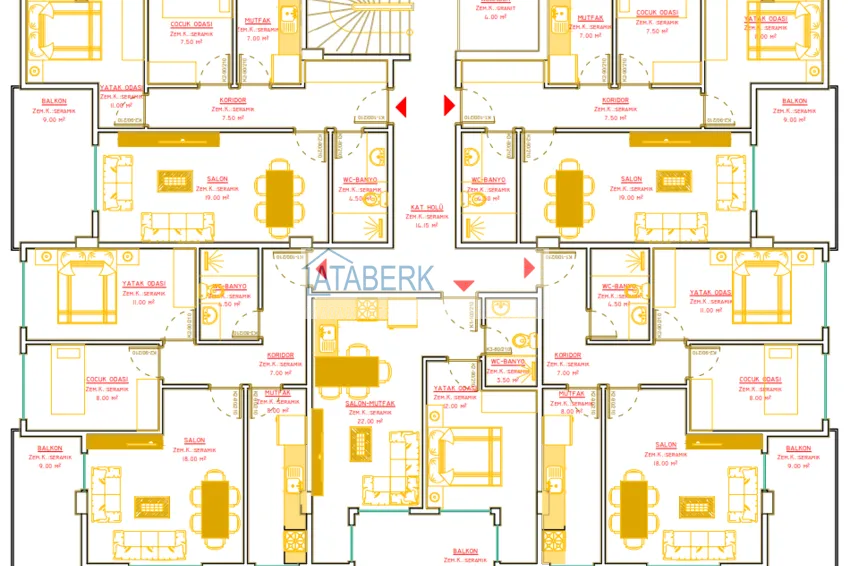 Купить дешево Строящейся проект жилого комплекса городского типа – Алания, район Оба 4 