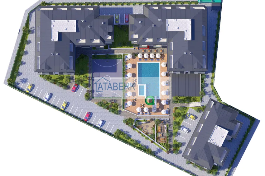 Новый комплекс в районе Оба – Алания, на этапе строительства 10 