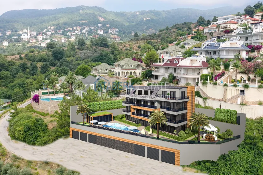 Новый инвестиционно-привлекательный проект в горном районе Алании, Тепе 1 