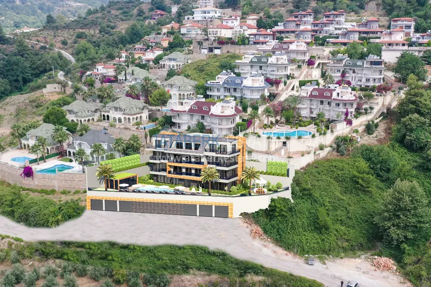 Новый инвестиционно-привлекательный проект в горном районе Алании, Тепе 7 