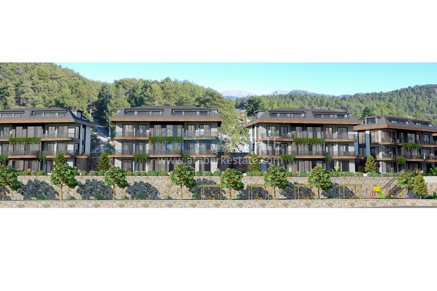 Новый проект ультрасовременного жилого комплекса в Алании – район Бекташ 47 