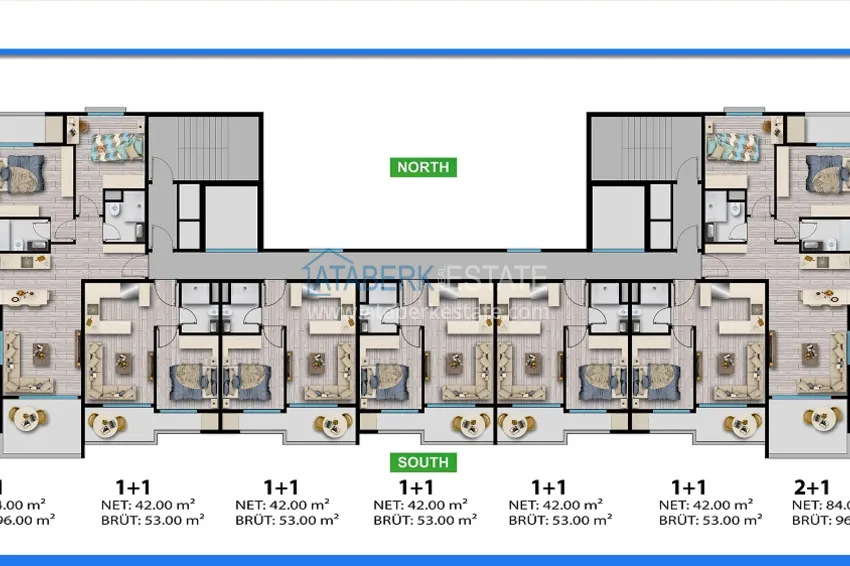 Купить дешево Современный ЖК в историческом микрорайоне Соли района Мезитли, города Мерсин 6
