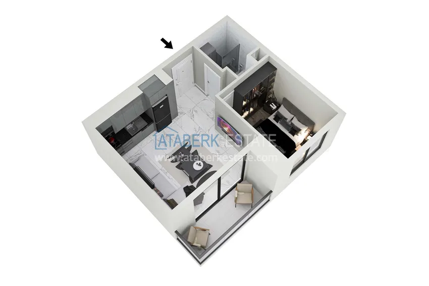 Купить дешево Новый инвестиционный проект жилого комплекса в Газипаше, Пазарджи 1 