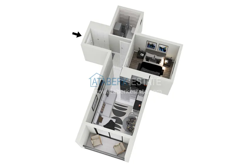 Купить дешево Новый инвестиционный проект жилого комплекса в Газипаше, Пазарджи 2 