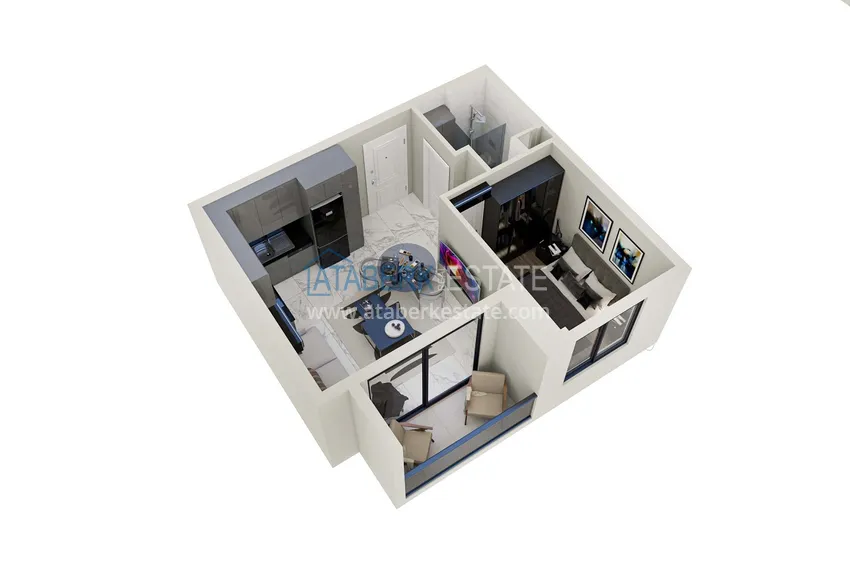 Купить дешево Новый инвестиционный проект жилого комплекса в Газипаше, Пазарджи 6 