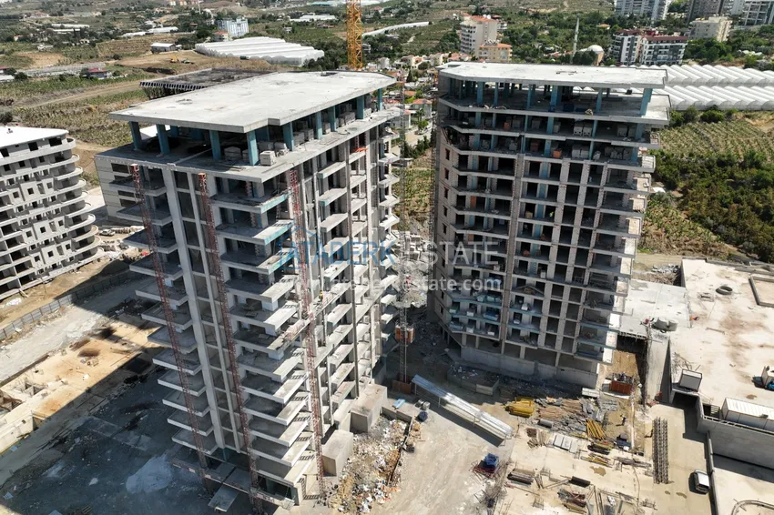 Элитная недвижимость в Алании, Махмутлар от инвестора в строящемся комплексе 9 