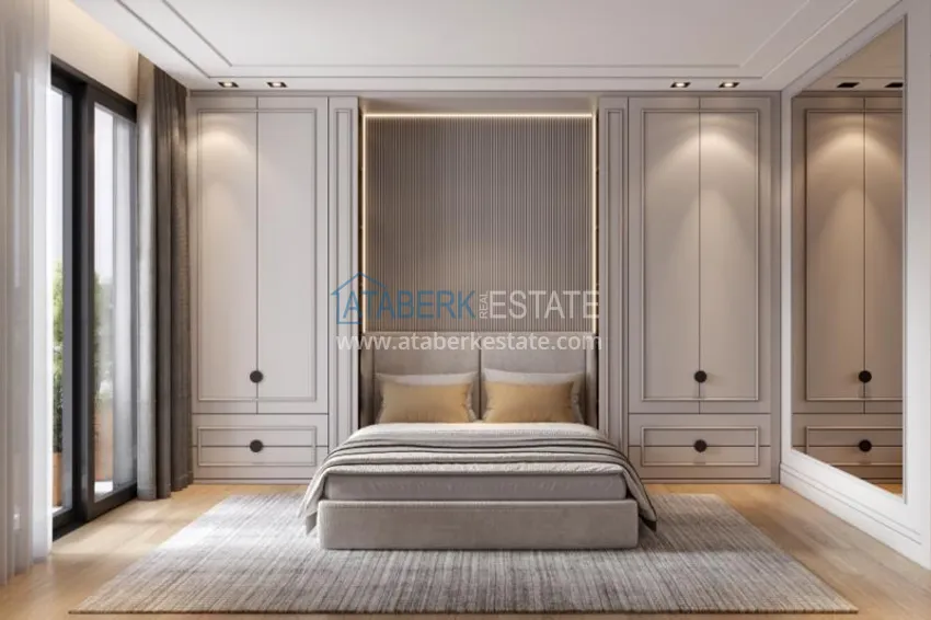 Приобрести Курортная недвижимость от надежного застройщика в развивающемся районе Арпачбахшиш-Мерсин. 1 