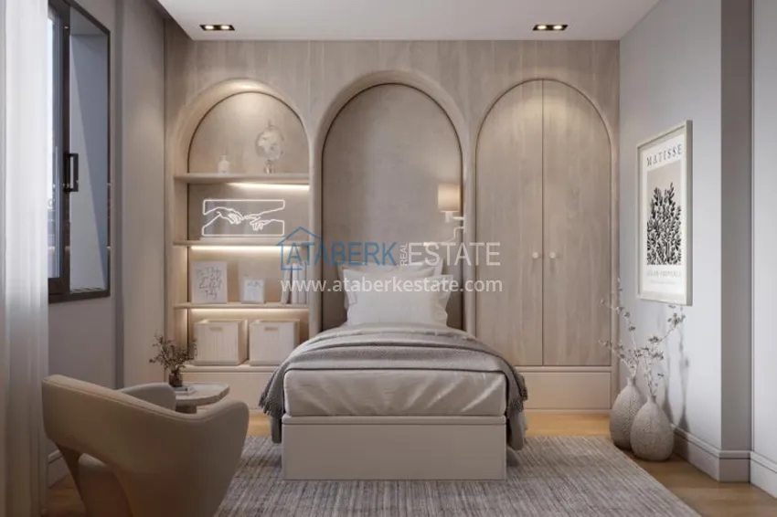 Приобрести Курортная недвижимость от надежного застройщика в развивающемся районе Арпачбахшиш-Мерсин. 16 