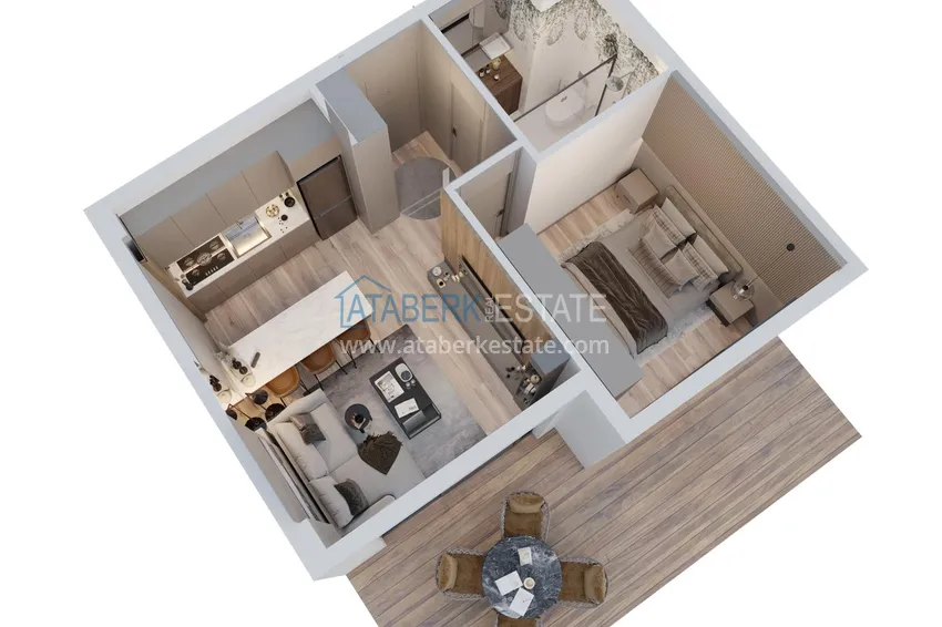 Купить дешево Квартиры от застройщика в районе Алтынташ, Анталия 2