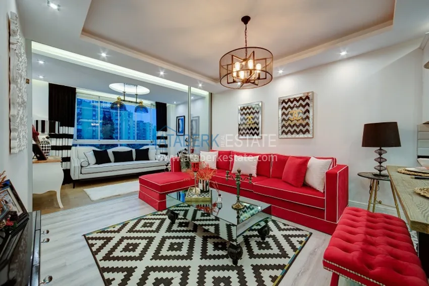 Квартира 2+1 в популярном районе Мерсина-Тедже по цене от застройщика 1 