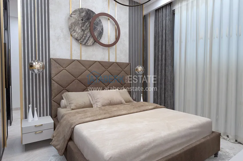 Приобрести Новый проект ультрасовременного жилого комплекса в Алании – район Бекташ 10 