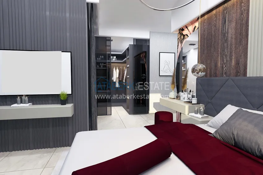 Приобрести Новый проект ультрасовременного жилого комплекса в Алании – район Бекташ 29 