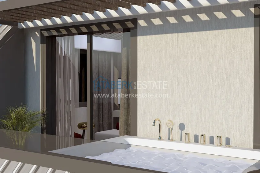 Приобрести Новый проект ультрасовременного жилого комплекса в Алании – район Бекташ 34 