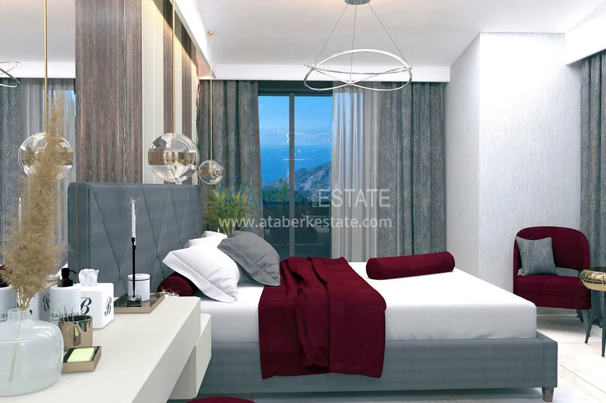 Приобрести Новый проект ультрасовременного жилого комплекса в Алании – район Бекташ 35 