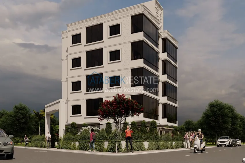 Новый проект в Мерсине - уютный и стильный жилой комплекс на этапе строительства 8 