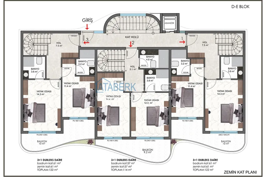 Купить дешево Новый проект ультрасовременного жилого комплекса в Алании – район Бекташ 9 
