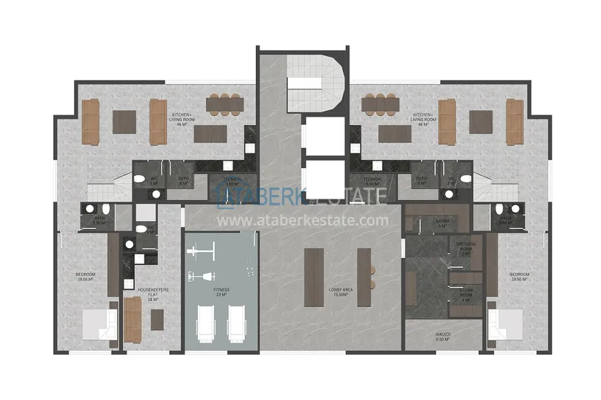 Купить дешево Инвестиционно-привлекательный проект жилого комплекса в Алании, Оба  1 