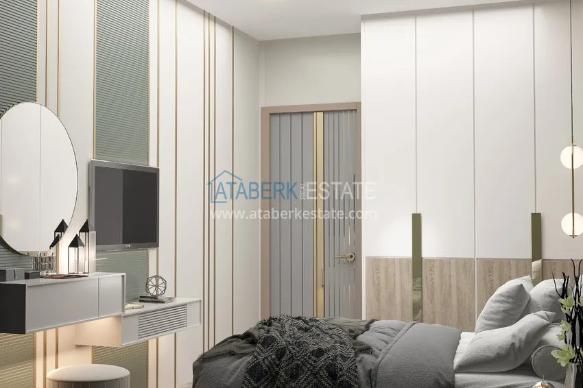 Приобрести Современный жилой комплекс семейного типа на этапе строительства в Алании, район Демирташ 11 