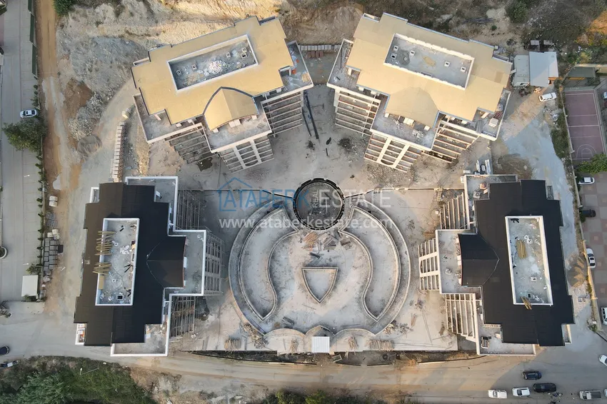 Квартиры просторных планировок в роскошной резиденции с отельной инфраструктурой – Оба, Чиплаклы 12 