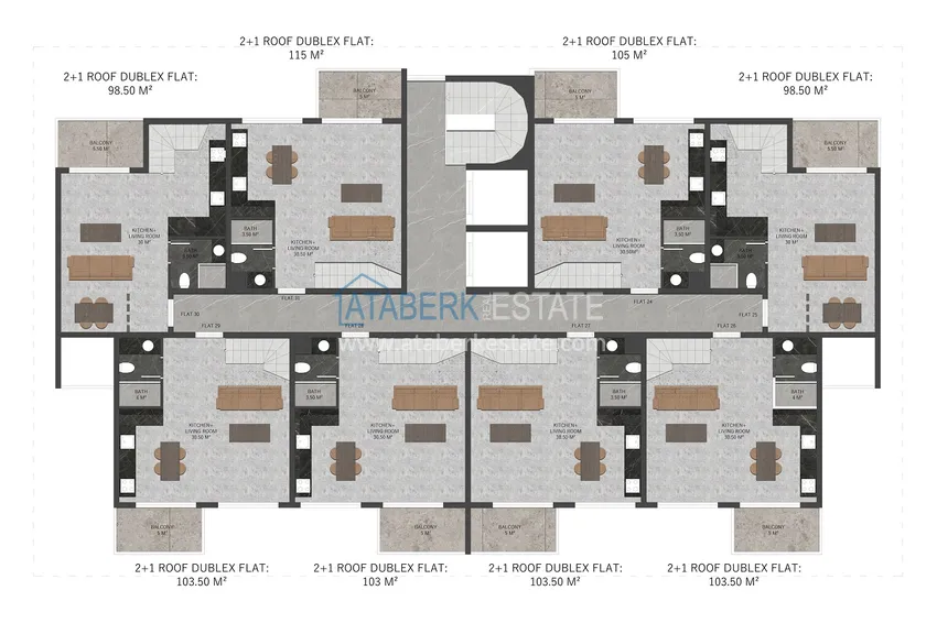 Купить дешево Инвестиционно-привлекательный проект жилого комплекса в Алании, Оба  2 