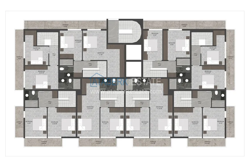 Купить дешево Инвестиционно-привлекательный проект жилого комплекса в Алании, Оба  3 