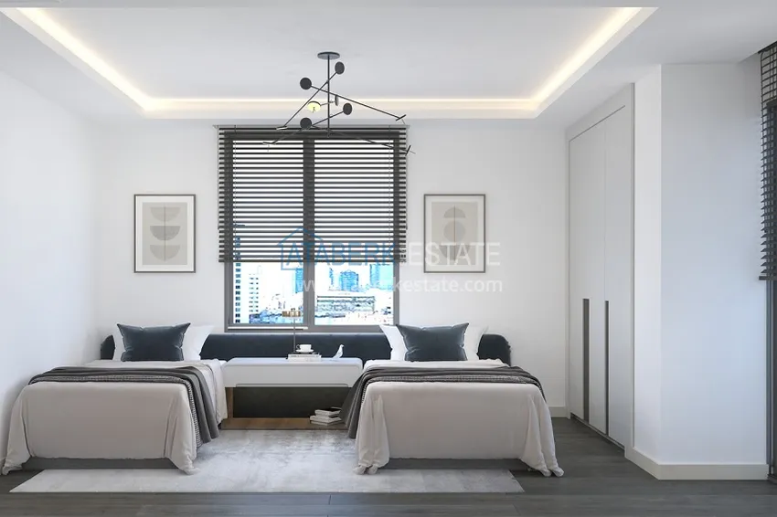 Приобрести Инновационный жилой комплекс премиум-класса всего в 100 метрах от лазурного моря в Эрдемли. 11 