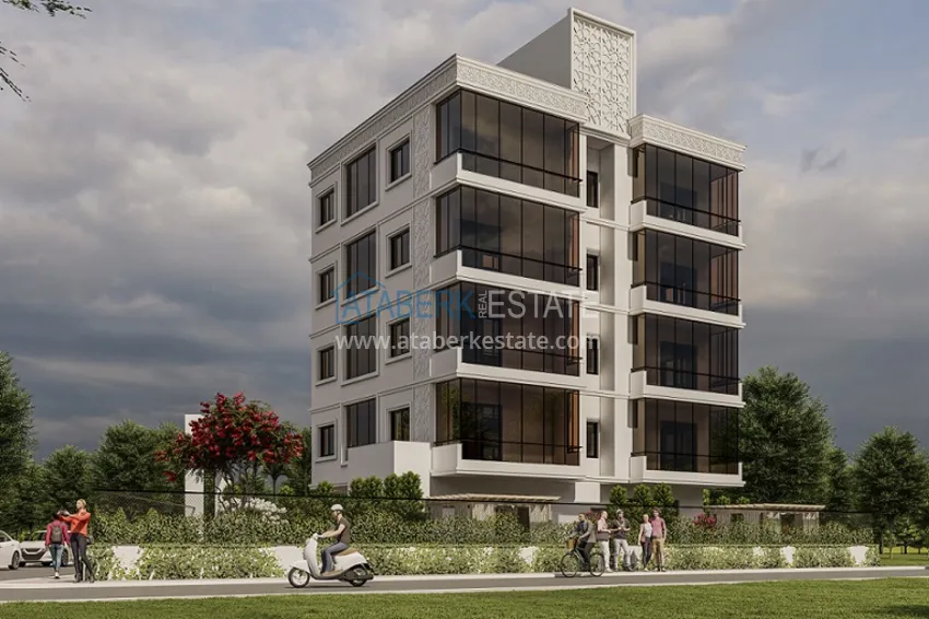 Новый проект в Мерсине - уютный и стильный жилой комплекс на этапе строительства 1 