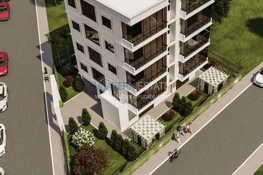 Новый проект в Мерсине - уютный и стильный жилой комплекс на этапе строительства 2 