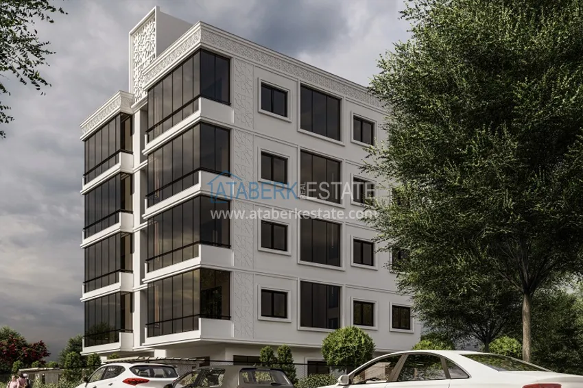 Новый проект в Мерсине - уютный и стильный жилой комплекс на этапе строительства 4 