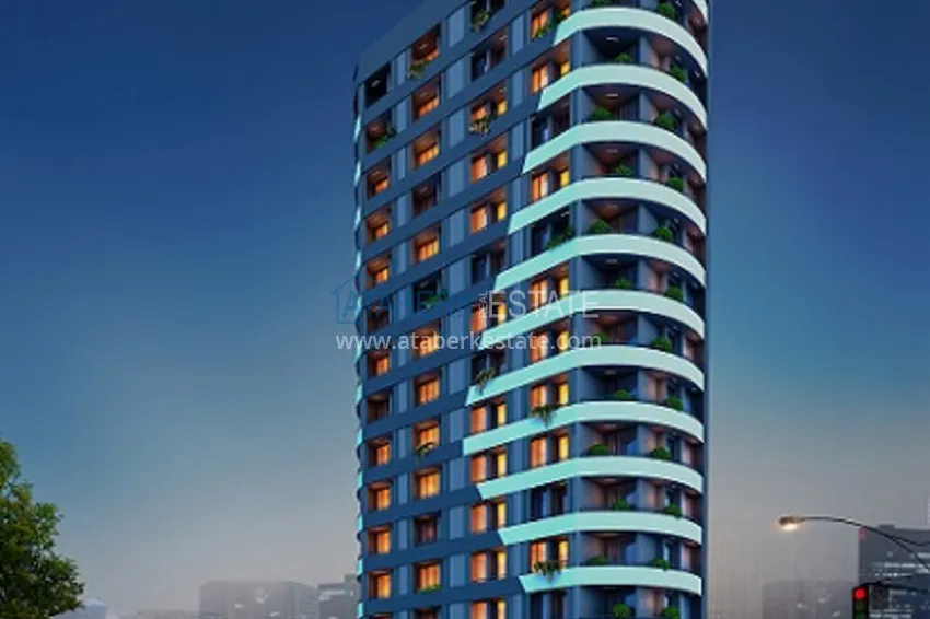 Квартиры 1+1 на этапе строительства в популярном микрорайоне Мерсина-Томюк. 2 