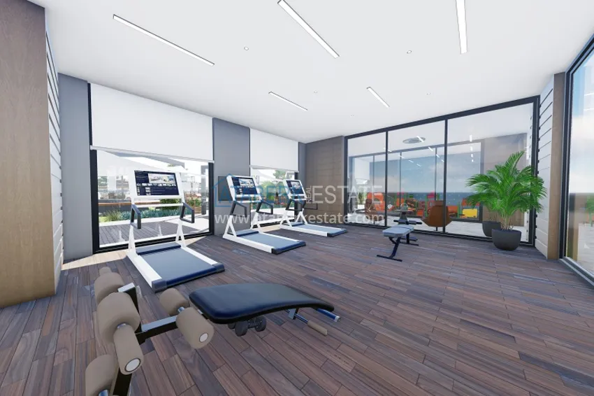 Квартиры 1+1 на этапе строительства в популярном микрорайоне Мерсина-Томюк. 19 